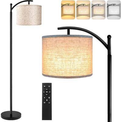 ROTTOGOON Stehlampe für Wohnzimmer 4 Farbtemperaturen LED-Stehlampe mit Fernbedienung und Fußschalter LED-Lampe im Lieferumfang enthalten Moderne Stehleuchte für Schlafzimmer Arbeitszimmer Büro ROTTOGOON Stehlampe für Wohnzimmer 4 Farbtemperaturen LED-Stehlampe mit Fernbedienung und Fußschalter LED-Lampe im Lieferumfang enthalten Moderne Stehleuchte für Schlafzimmer Arbeitszimmer Büro
