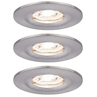 Paulmann 94301 Nova Mini LED Einbauleuchte Coin 3er Set rund starr 3x4W Deckeneinbaustrahler Eisen gebürstet Einbaulampe Aluminium Warmweiß 2700K Paulmann 94301 Nova Mini LED Einbauleuchte Coin 3er Set rund starr 3x4W Deckeneinbaustrahler Eisen gebürstet Einbaulampe Aluminium Warmweiß 2700K