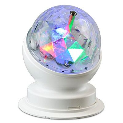 X4-LIFE LED Discokugel Mini Partylicht für Wohnräume und Kinderzimmer Rotierend, RGB X4-LIFE LED Discokugel Mini Partylicht für Wohnräume und Kinderzimmer Rotierend, RGB