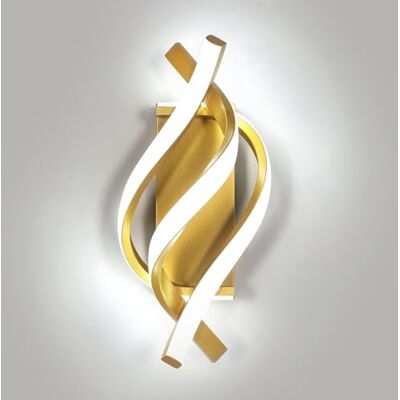 Comely LED Wandleuchte Innen, Gold 22W 2500LM Moderne Wandlampe LED, Aluminio Weißes Licht 6500k Wandbeleuchteung für Wohnzimmer Schlafzimmer Flur Comely LED Wandleuchte Innen, Gold 22W 2500LM Moderne Wandlampe LED, Aluminio Weißes Licht 6500k Wandbeleuchteung für Wohnzimmer Schlafzimmer Flur