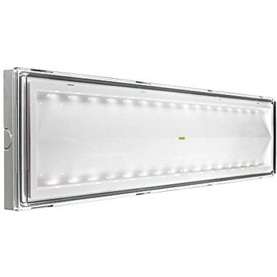 Beghelli BEG8584 LED-Notfall-Deckenleuchte, 18 W, mehrfarbig, Glas; Polycarbonat, Stahl Beghelli BEG8584 LED-Notfall-Deckenleuchte, 18 W, mehrfarbig, Glas; Polycarbonat, Stahl