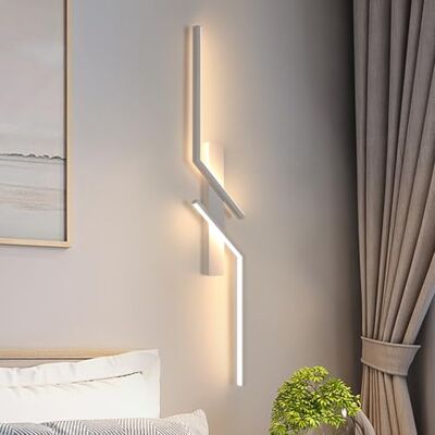 Goeco LED Wandlampe Innen, 81.5 CM 24 W Moderne Lang Wandleuchte 2 Fimmige 3000K Warmes Licht, Weiß Flurlampe Wand Belechtung für Flur Treppenhaus Wohnzimmer Schlafzimmer Goeco LED Wandlampe Innen, 81.5 CM 24 W Moderne Lang Wandleuchte 2 Fimmige 3000K Warmes Licht, Weiß Flurlampe Wand Belechtung für Flur Treppenhaus Wohnzimmer Schlafzimmer