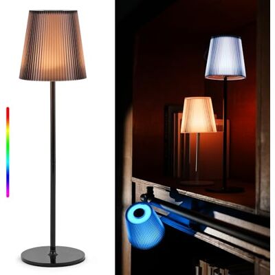 LuminexDesigns Tischlampe Kabellos LED Dimmbare Nachttischlampe & Aufladbare Tischleuchte mit Magnet-Lampenkopf, 3000K Weiß & RGB, IP54 Wasserdicht für Outdoor Schlafzimmer Wohnzimmer Balkon Camping LuminexDesigns Tischlampe Kabellos LED Dimmbare Nachttischlampe & Aufladbare Tischleuchte mit Magnet-Lampenkopf, 3000K Weiß & RGB, IP54 Wasserdicht für Outdoor Schlafzimmer Wohnzimmer Balkon Camping