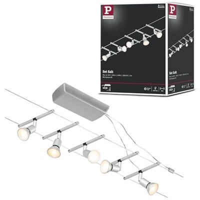 Paulmann Wire Set Salt max5x10W GU5,3 Chrom matt/C Paulmann Wire Set Salt max5x10W GU5,3 Chrom matt/C