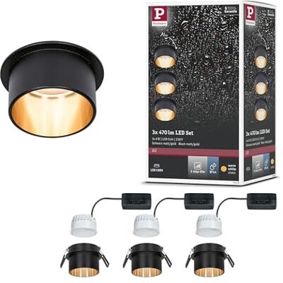 Paulmann EBL Set Gil Coin 3StepDim rd starr LED 3x Paulmann EBL Set Gil Coin 3StepDim rd starr LED 3x