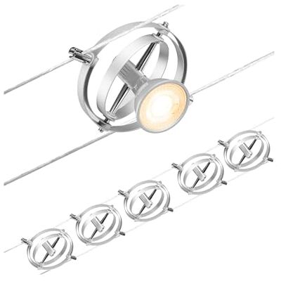 Paulmann Wire Set Cardan max5x10W GU5,3 Chrom matt Paulmann Wire Set Cardan max5x10W GU5,3 Chrom matt