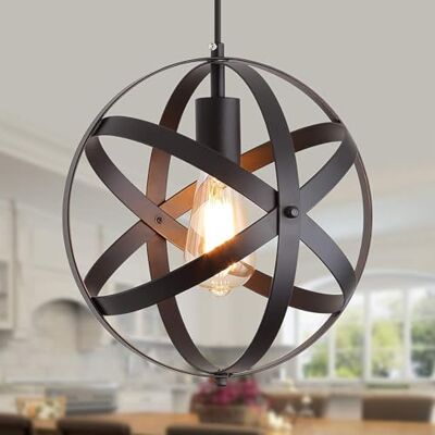 Comely Pendelleuchte Esstisch Hängelampe Vintage, Moderne Hängeleuchten Esszimmer aus Eisen Deckenleuchte E27, Pendelleuchte Schwarz für Wohnzimmer, Schlafzimmer, Küche, Esszimmer Comely Pendelleuchte Esstisch Hängelampe Vintage, Moderne Hängeleuchten Esszimmer aus Eisen Deckenleuchte E27, Pendelleuchte Schwarz für Wohnzimmer, Schlafzimmer, Küche, Esszimmer