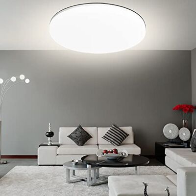 Aogled LED Deckenleuchte 18W 1800LM 4000K Nautral weiss Rund,22CM Durchmesser,180 Abstrahlwinkel,Badlampe IP54 Wasserfest,Wohnzimmer-lampe, Deckenlampe,Balkon Geeignet,Kein Bewegungsmelder Aogled LED Deckenleuchte 18W 1800LM 4000K Nautral weiss Rund,22CM Durchmesser,180 Abstrahlwinkel,Badlampe IP54 Wasserfest,Wohnzimmer-lampe, Deckenlampe,Balkon Geeignet,Kein Bewegungsmelder