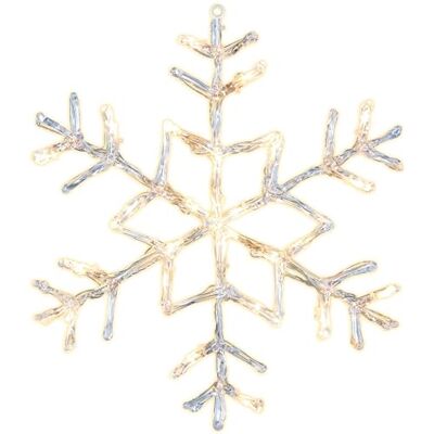 EGLO LED Fensterdeko hängend Antarctica, Hängedeko Schneeflocke, Dekoleuchte, Stahl, Kunststoff in weiss, transparent, warmweiß, IP44 EGLO LED Fensterdeko hängend Antarctica, Hängedeko Schneeflocke, Dekoleuchte, Stahl, Kunststoff in weiss, transparent, warmweiß, IP44