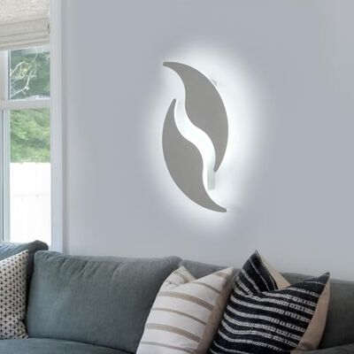 Comely Wandleuchte Innen, 18W Wandlampe LED Kaltweiß 6500K, Kreatives Design LED Wandleuchten Innen Modern für Schlafzimmer Wohnzimmer Korridor Treppenhaus Comely Wandleuchte Innen, 18W Wandlampe LED Kaltweiß 6500K, Kreatives Design LED Wandleuchten Innen Modern für Schlafzimmer Wohnzimmer Korridor Treppenhaus