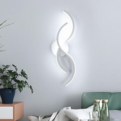 Toolight LED Wandleuchte Innen 41CM, 15W 1687LM Moderne Wandlampe Innen Kaltweiß 6500K, Weiß LED Wandleuchte für Flur Schlafzimmer Wohnzimmer Treppen Korridor Toolight LED Wandleuchte Innen 41CM, 15W 1687LM Moderne Wandlampe Innen Kaltweiß 6500K, Weiß LED Wandleuchte für Flur Schlafzimmer Wohnzimmer Treppen Korridor