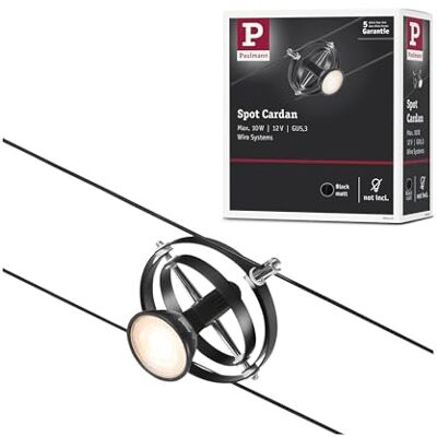 Paulmann Wire Set Cardan max1x10W GU5,3 Schwarz ma Paulmann Wire Set Cardan max1x10W GU5,3 Schwarz ma