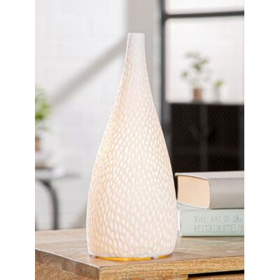 GILDE Tischleuchte Zappo Porzellan Weiß Matt Flaschenform Höhe 27cm x Ø 12cm Prickellampe GILDE Tischleuchte Zappo Porzellan Weiß Matt Flaschenform Höhe 27cm x Ø 12cm Prickellampe