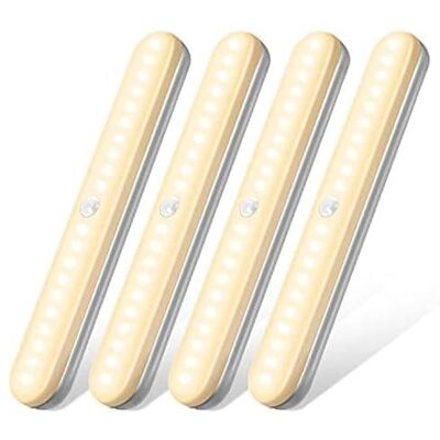 OUSFOT Schrankbeleuchtung mit Bewegungsmelder 20 LED Unterbauleuchte Küche 3 Modi Schrankleuchten USB Wiederaufladbar Schranklicht Nachtlicht für Schrank, Kleiderschrank, Schublade, Treppe OUSFOT Schrankbeleuchtung mit Bewegungsmelder 20 LED Unterbauleuchte Küche 3 Modi Schrankleuchten USB Wiederaufladbar Schranklicht Nachtlicht für Schrank, Kleiderschrank, Schublade, Treppe