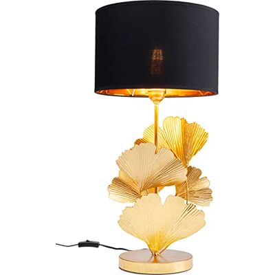 Kare Design Tischlampe Flores Gold, Tischleuchte, Desk Lamp, Ginkgo-Blätter Optik, Stahlgestell, Dekoleuchte, Nachttischlampe, Schreibtischlampe, kein Leuchtmittel inklusive, 62x30x30 cm (H/B/T) Kare Design Tischlampe Flores Gold, Tischleuchte, Desk Lamp, Ginkgo-Blätter Optik, Stahlgestell, Dekoleuchte, Nachttischlampe, Schreibtischlampe, kein Leuchtmittel inklusive, 62x30x30 cm (H/B/T)