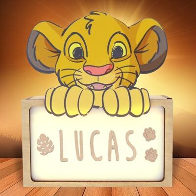 WONDEE Offizielle Disney König der Löwen Simba Lampe Personalisierte Nachtlicht Kinder Baby und Dekoration Simba, Personalisierte Geschenke Baby und Kinder Madchen und Jungen, Disney Geschenkideen WONDEE Offizielle Disney König der Löwen Simba Lampe Personalisierte Nachtlicht Kinder Baby und Dekoration Simba, Personalisierte Geschenke Baby und Kinder Madchen und Jungen, Disney Geschenkideen