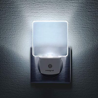 Integral LED Steckdosen-Nachtlicht mit Dämmerungssensor Automatisches Ein-/Ausschalten Weiches Licht Transparent Ideal für Schlafzimmer, Flure, Treppen, Treppenabsätze, Kinderzimmer 5er-Pack Integral LED Steckdosen-Nachtlicht mit Dämmerungssensor Automatisches Ein-/Ausschalten Weiches Licht Transparent Ideal für Schlafzimmer, Flure, Treppen, Treppenabsätze, Kinderzimmer 5er-Pack