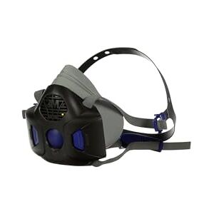 3M Secure Click Halbmaske mit Sprechmembran HF-803SD, Gr. L, dunkelgrau 3M Secure Click Halbmaske mit Sprechmembran HF-803SD, Gr. L, dunkelgrau