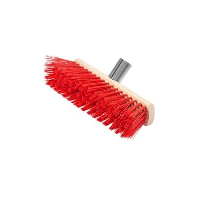 ToM PaR Straßenbesen Robuster Industriebesen für Außenbereiche Kehrbesen mit Metall-Stielhalter Ohne Stiel Harte Borsten für Straße, Hof, Terrasse & Garage 30 cm, Rot ToM PaR Straßenbesen Robuster Industriebesen für Außenbereiche Kehrbesen mit Metall-Stielhalter Ohne Stiel Harte Borsten für Straße, Hof, Terrasse & Garage 30 cm, Rot