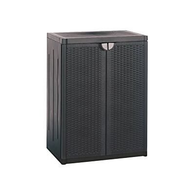 HOME Rattan Low Cabinet, Black HOME Rattan Low Cabinet, Black