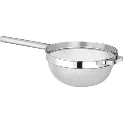 HENDI Passiersieb, Feinmaschiges Seiher, mit zusätzlichem Griff, robuster Griff, Sieb, Küchensieb, Edelstahlsieb, Suppensieb, Grossküchensieb, 535x260x(H)111mm, Edelstahl HENDI Passiersieb, Feinmaschiges Seiher, mit zusätzlichem Griff, robuster Griff, Sieb, Küchensieb, Edelstahlsieb, Suppensieb, Grossküchensieb, 535x260x(H)111mm, Edelstahl