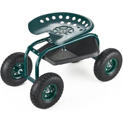 VEVOR Gartenrollsitz 800x487x460/540 mm, Fahrbarer Gartensitz mit Werkzeugablage, Tragkraft 136 kg, Gartenhocker für den Außenbereich, Roller zum Bepflanzen und Jäten von Rasenflächen VEVOR Gartenrollsitz 800x487x460/540 mm, Fahrbarer Gartensitz mit Werkzeugablage, Tragkraft 136 kg, Gartenhocker für den Außenbereich, Roller zum Bepflanzen und Jäten von Rasenflächen
