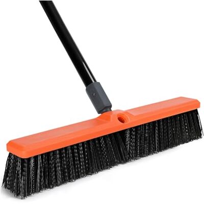 TreeLen 18-Zoll-Schiebebesen für den Außenbereich Robuster Besen für Einfahrten, Gehwege, Terrassen und Decks, Reinigt Schmutz, Ablagerungen, Sand, Schlamm, Blätter und Wasser TreeLen 18-Zoll-Schiebebesen für den Außenbereich Robuster Besen für Einfahrten, Gehwege, Terrassen und Decks, Reinigt Schmutz, Ablagerungen, Sand, Schlamm, Blätter und Wasser