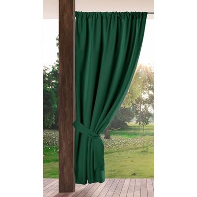 Eurofirany Garden Outdoor Vorhang mit Tunnelzug, 1 Stück, Blickdicht & Wetterfest, UV-Schutz, für Balkon Terrasse Pergola Pavillon, H200 x B155 cm, Dunkelgrün Eurofirany Garden Outdoor Vorhang mit Tunnelzug, 1 Stück, Blickdicht & Wetterfest, UV-Schutz, für Balkon Terrasse Pergola Pavillon, H200 x B155 cm, Dunkelgrün