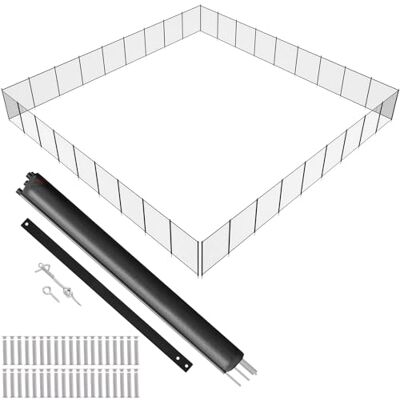 VEVOR Poolzaun 1,21 x 32,91 m, Abnehmbarer Kindersicherheitszaun, einfach selbst zu installierender Swimmingpoolzaun, 340 g Teslin PVC-Poolzaunnetz schützt Kinder und Haustiere VEVOR Poolzaun 1,21 x 32,91 m, Abnehmbarer Kindersicherheitszaun, einfach selbst zu installierender Swimmingpoolzaun, 340 g Teslin PVC-Poolzaunnetz schützt Kinder und Haustiere