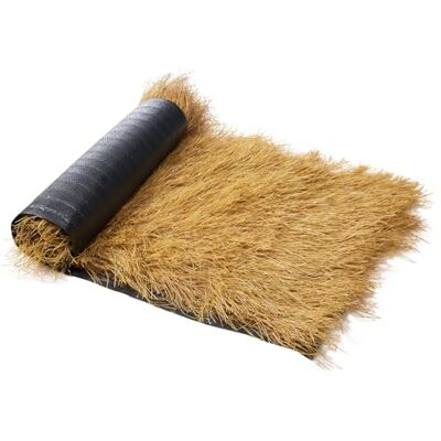 VEVOR Künstliches Strohdach, 40 x 120 cm, Synthetisches Strohgrasdach, Reetdachsimulation, Reetdachrolle, Palapa-Tiki-Dachmatte für Terrasse, Pool, Strand, tropische Hawaii-Partydekoration VEVOR Künstliches Strohdach, 40 x 120 cm, Synthetisches Strohgrasdach, Reetdachsimulation, Reetdachrolle, Palapa-Tiki-Dachmatte für Terrasse, Pool, Strand, tropische Hawaii-Partydekoration