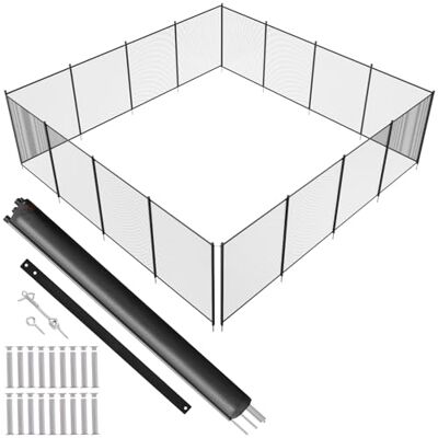 VEVOR Poolzaun, 1,21 x 14,63 m, Abnehmbarer Kindersicherheits-Poolzaun, einfache DIY-Installation, Schwimmbadzaun, 340 g Teslin-PVC-Poolzaunnetz, schützt Kinder und Haustiere VEVOR Poolzaun, 1,21 x 14,63 m, Abnehmbarer Kindersicherheits-Poolzaun, einfache DIY-Installation, Schwimmbadzaun, 340 g Teslin-PVC-Poolzaunnetz, schützt Kinder und Haustiere