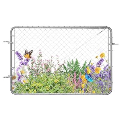 VEVOR Gartentür, 183x122 cm, verstellbares Maschendrahtzauntor, passend für Gartenzauntoröffnungen von 61–183 cm(B) x183 cm(H), Zauntor für Bauernhof, Pfosten Nicht im Lieferumfang enthalten VEVOR Gartentür, 183x122 cm, verstellbares Maschendrahtzauntor, passend für Gartenzauntoröffnungen von 61–183 cm(B) x183 cm(H), Zauntor für Bauernhof, Pfosten Nicht im Lieferumfang enthalten