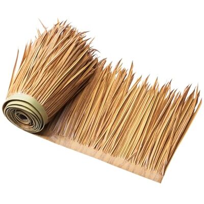 VEVOR Künstliches Strohdach, 500 x 50 cm, mexikanischer Stil, Strohdachrolle aus PE, Palmdach, Reetdach, Ideal für Terrassen-, Pool-, Strand-, Pavillon- und Hawaii-Party-Dekoration VEVOR Künstliches Strohdach, 500 x 50 cm, mexikanischer Stil, Strohdachrolle aus PE, Palmdach, Reetdach, Ideal für Terrassen-, Pool-, Strand-, Pavillon- und Hawaii-Party-Dekoration