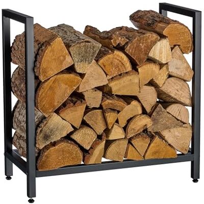 Relaxdays Kaminholzregal, Metall, HBT: 62,5 x 65 x 30,5 cm, Brennholzregal für Feuerholz, Stapelholz, Brennholz, schwarz Relaxdays Kaminholzregal, Metall, HBT: 62,5 x 65 x 30,5 cm, Brennholzregal für Feuerholz, Stapelholz, Brennholz, schwarz
