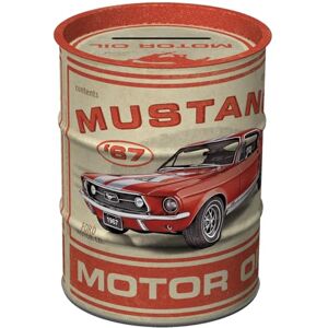 ART Retro Spardose, 600 ml, Ford Mustang – GT 1967 Motor Oil – Geschenk-Idee für Ford-Zubehör Fans, Original Lizenzprodukt (OLP), Sparschwein aus Metall, Vintage Blech-Sparbüchse ART Retro Spardose, 600 ml, Ford Mustang – GT 1967 Motor Oil – Geschenk-Idee für Ford-Zubehör Fans, Original Lizenzprodukt (OLP), Sparschwein aus Metall, Vintage Blech-Sparbüchse
