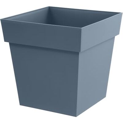 EDA Blumentopf, quadratisch, Toskana, 50 cm, Volumen 87 l, 49,5 x 49,5 x 52,5 cm, Jeansblau EDA Blumentopf, quadratisch, Toskana, 50 cm, Volumen 87 l, 49,5 x 49,5 x 52,5 cm, Jeansblau