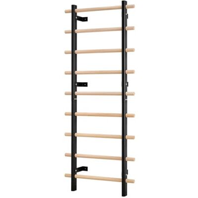 VEVOR schwedische Leiterwand 9-stufiges Kletterspielzeug Wandturnhalle aus Massivholz + Karbonstahl 150 kg belastbares Indoor-Klettergerüst mit 8 x 8 cm Power Rack-Zubehör Turnreck VEVOR schwedische Leiterwand 9-stufiges Kletterspielzeug Wandturnhalle aus Massivholz + Karbonstahl 150 kg belastbares Indoor-Klettergerüst mit 8 x 8 cm Power Rack-Zubehör Turnreck