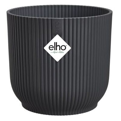 elho Vibes Fold Rund 18 Pflanzentopf Blumentopf für Innen 100% recyceltes Plastik Ø 18.4 x H 16.8 cm Anthracite elho Vibes Fold Rund 18 Pflanzentopf Blumentopf für Innen 100% recyceltes Plastik Ø 18.4 x H 16.8 cm Anthracite