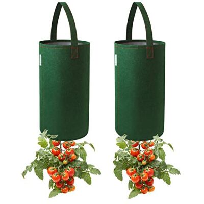 Pri Gardens Tomaten-Pflanzgefäß, umgekehrt, 2 Stück (benötigt Pflanzen, Erde und Dünger, Nicht im Lieferumfang enthalten) Pri Gardens Tomaten-Pflanzgefäß, umgekehrt, 2 Stück (benötigt Pflanzen, Erde und Dünger, Nicht im Lieferumfang enthalten)