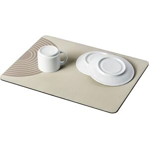 WENKO Abtropfmatte Mod. Dima wasserabsorbierend einrollbar für Küche und Spülen aus Gummi Kunststoff Diatomeenerde 40x30 cm Schwarz Beige WENKO Abtropfmatte Mod. Dima wasserabsorbierend einrollbar für Küche und Spülen aus Gummi Kunststoff Diatomeenerde 40x30 cm Schwarz Beige