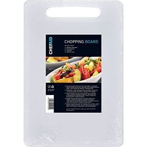 Chef Aid Weiße Polypropylen Schneidebrett - Langlebig & Beidseitig Chef Aid Weiße Polypropylen Schneidebrett - Langlebig & Beidseitig