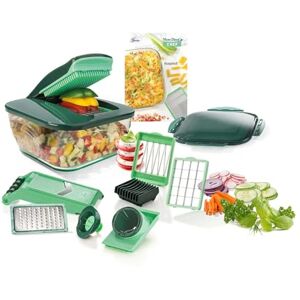 Genius Nicer Dicer Chef (15 Teile) Obstschneider, Gemüseschneider, Zwiebelschneider, Zerkleinerer, Gemüsehobel, Mandoline, Grün Genius Nicer Dicer Chef (15 Teile) Obstschneider, Gemüseschneider, Zwiebelschneider, Zerkleinerer, Gemüsehobel, Mandoline, Grün
