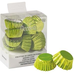 Decora Lime Metallic Backförmchen - 180 Stück - Hitzebeständig - Muffin & Süßigkeiten Decora Lime Metallic Backförmchen - 180 Stück - Hitzebeständig - Muffin & Süßigkeiten