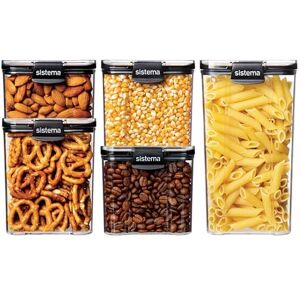 Sistema Ultra Square 5er Pack - Aufbewahrungsbehälter Sistema Ultra Square 5er Pack - Aufbewahrungsbehälter
