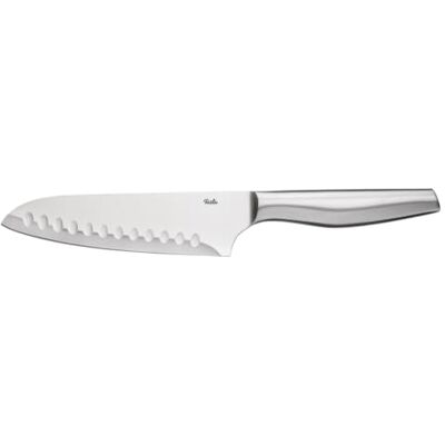 Fissler Essential/Edelstahl-Santokumesser (16,5 cm) große Klinge, mit Kullen, rostfrei, Spülmaschinen-geeignet, Allzweck-Küchenmesser, scharfe Messerklinge Fissler Essential/Edelstahl-Santokumesser (16,5 cm) große Klinge, mit Kullen, rostfrei, Spülmaschinen-geeignet, Allzweck-Küchenmesser, scharfe Messerklinge