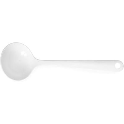 HENDI Soßenlöffel, mit Aufhängeöse, langer Griff, Schöpflöffel, Soßenkelle, Fassungsvermögen: 70ml, 280x69x(H)55mm, Polybutylenterephthalat, weiß HENDI Soßenlöffel, mit Aufhängeöse, langer Griff, Schöpflöffel, Soßenkelle, Fassungsvermögen: 70ml, 280x69x(H)55mm, Polybutylenterephthalat, weiß