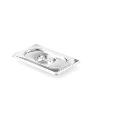 HENDI Gastronorm Deckel, für Gastronormbehälter, Temperaturbeständig von -40° bis 300°C, Heissluftöfen-Chafing Dishes-Bain Marie, Stapelbar, GN 1/9, 176x108 mm, Edelstahl 18/10 HENDI Gastronorm Deckel, für Gastronormbehälter, Temperaturbeständig von -40° bis 300°C, Heissluftöfen-Chafing Dishes-Bain Marie, Stapelbar, GN 1/9, 176x108 mm, Edelstahl 18/10