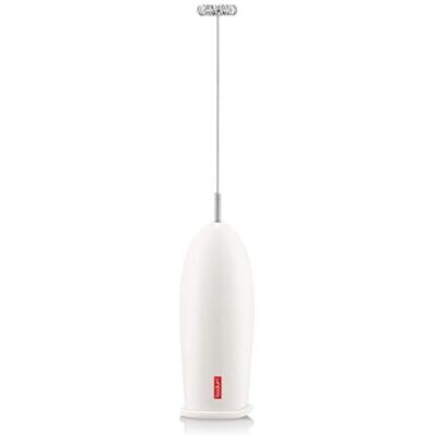 Bodum SCHIUMA Milchschäumer (Edelstahl, Batteriebetrieben), Creme, 3.3x4.3x22.5 Bodum SCHIUMA Milchschäumer (Edelstahl, Batteriebetrieben), Creme, 3.3x4.3x22.5