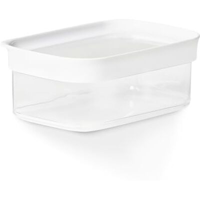 Emsa Optima Trockenvorratsdose 0,45 Liter, rechteckig, 100 Prozent sicher, hygienisch, platzeffizient, Frischedichtung, transparentes Design, Schnappverschluss, N1141600 Emsa Optima Trockenvorratsdose 0,45 Liter, rechteckig, 100 Prozent sicher, hygienisch, platzeffizient, Frischedichtung, transparentes Design, Schnappverschluss, N1141600