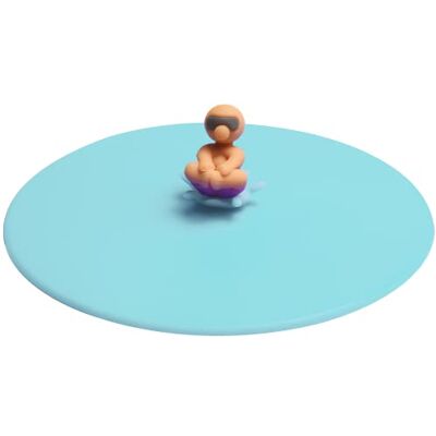Lurch 210888 Mein Deckel Splash Bruno Bombe, Glasabdeckung aus 100% BPA-freiem Premium-Platin Silikon, Ø 10,5cm, Blau Lurch 210888 Mein Deckel Splash Bruno Bombe, Glasabdeckung aus 100% BPA-freiem Premium-Platin Silikon, Ø 10,5cm, Blau